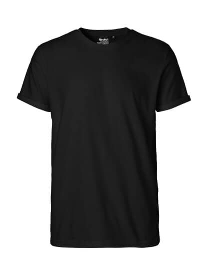 Männer Modern Fit T-Shirt mit gemaltem Bild