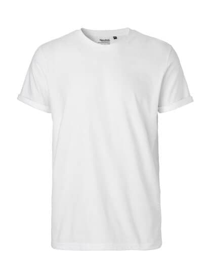 Männer Modern Fit T-Shirt mit gemaltem Bild