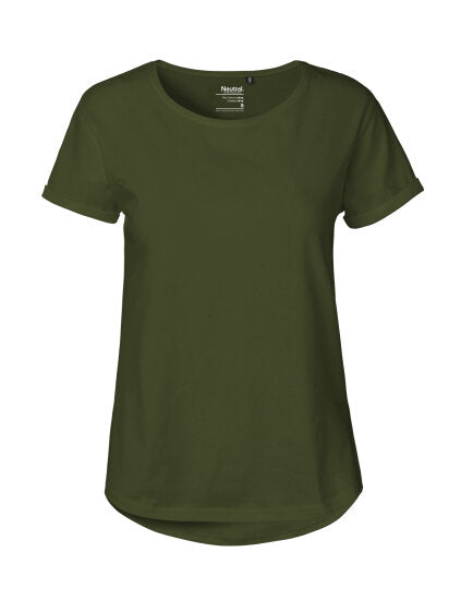 Frauen Modern Fit T-Shirt mit gemaltem Bild