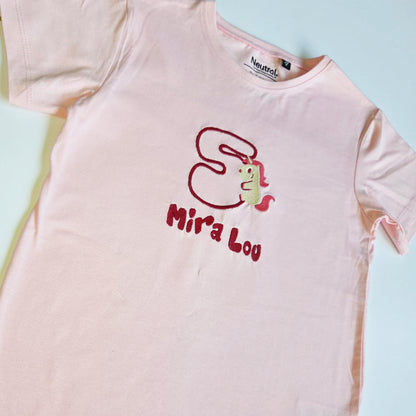 Personalisiertes Geburtstags T-Shirt Dino/Einhorn