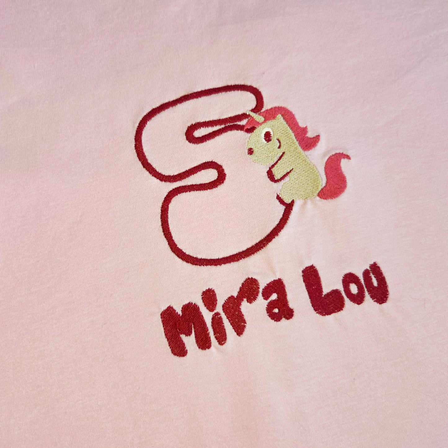 Personalisiertes Geburtstags T-Shirt Dino/Einhorn