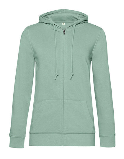 Frauen Zip Hoodie mit Logo