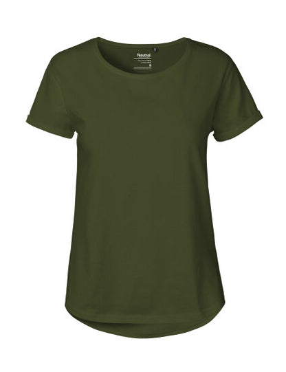 Frauen Modern Fit T-Shirt mit Name & Datum